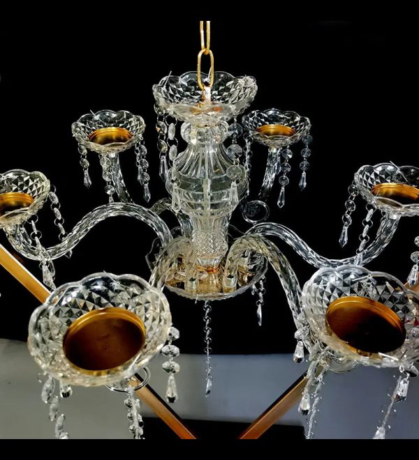 Acrylic Candelabra (Gold) - Image 2