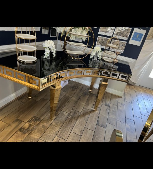 S-shape Table w/Black top - Image 6