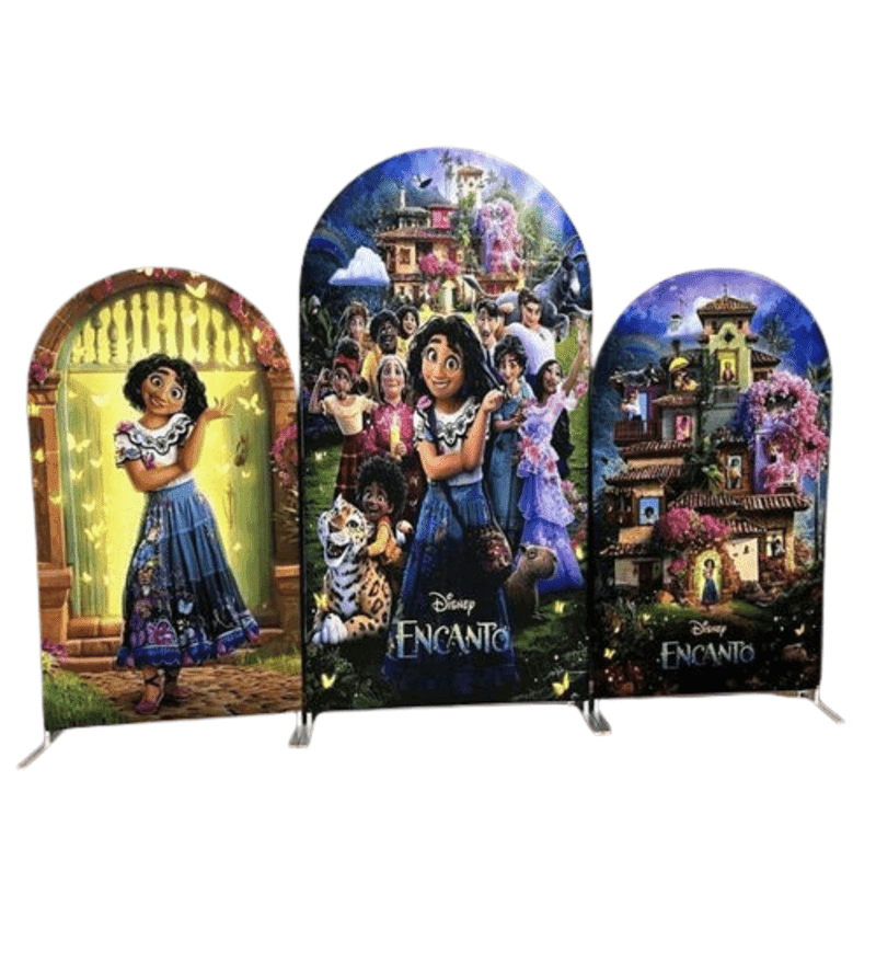3 pcs Arch Backdrop Stand with Disney Encanto Cover for Wedding Bridal Shower Birthday Decoration removebg preview 1