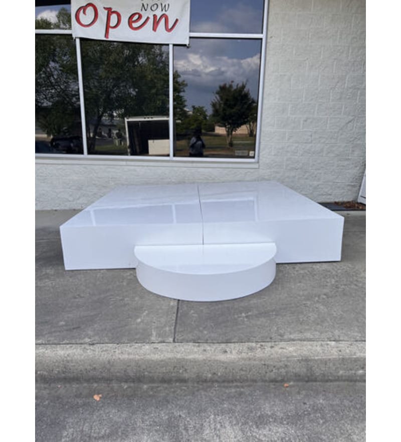 Premium Heavy Duty Epoxy Finished Wooden Platform Stage 8 x 12 x 16 Luxury Event Rentals for Weddings Parties and Corporate Decorations. Comes in 4 x 8 Sections.jpg