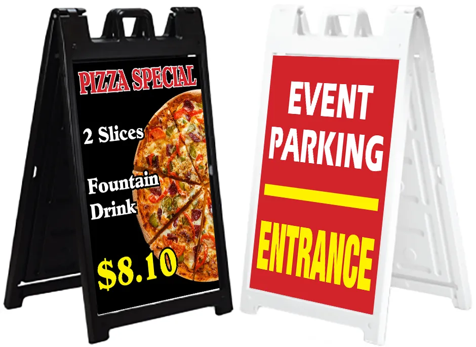 Signicade-Deluxe-Black-and-white-pizza-and-event-parking.jpg