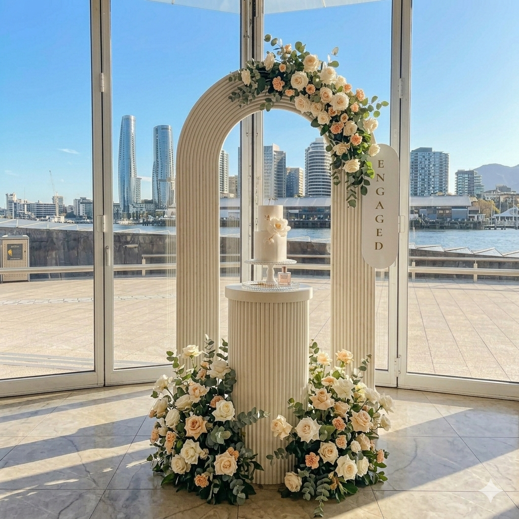 Backdrop: Stunning Ripple Arch Collapsable For Events